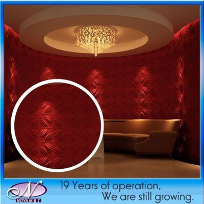 500ммx500мм Акустическая абсорбция звука 3D-панель 3D-панель для индивидуального украшения стен