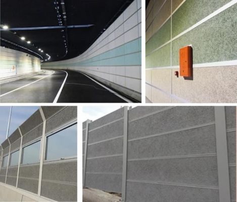 Отличительная серая деревянная вата акустическая цементная панель с огнестойкостью B1 1200*2440 мм