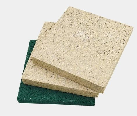 Отличительная серая деревянная вата акустическая цементная панель с огнестойкостью B1 1200*2440 мм