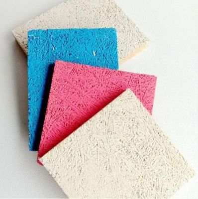 Поверхность фанеры деревянная вата цементная доска для декоративной и акустической звукоизоляции потолка