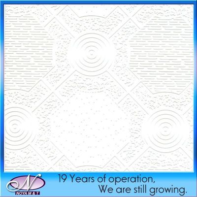 Улучшение стен и потолков отелей Акустические плитки из гипсового ПВХ 7-15 мм толщины