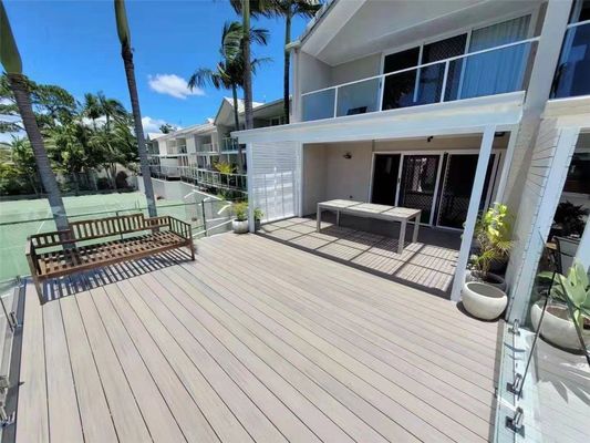 150mm*25mm WPC деревянные пластиковые композитные покрытия для садового декора Бизнес Компания