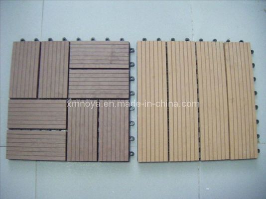 Зерно опциональные синтетические WPC DIY кровельные плитки для наружного напольного декора в пользовательской длине