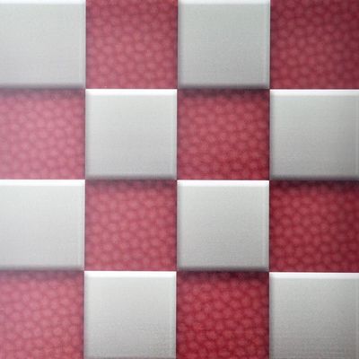 Настраиваемый водонепроницаемый пластиковый 3D-стенный панель для декорации интерьера Размер 460 мм * 460 мм