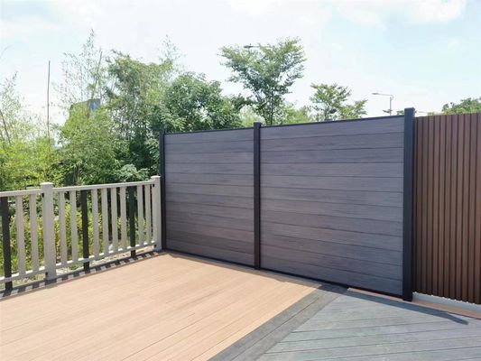 Сдвижная отделка водонепроницаемая и устойчивая к погодным условиям WPC внешняя стенка 156MM*21MM