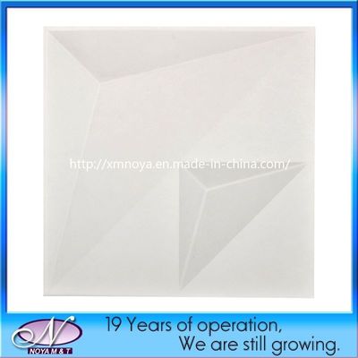 Опальный белый акустический звук 3D декоративная панель для внутренней стены Modern Style