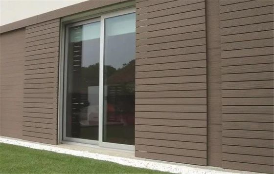Деревянный зерновый поверхностный отделка водонепроницаемая панель WPC для наружной стены долговечная