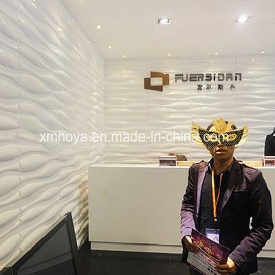 Гостиничное использование 3D-карта акустический звук огнеупорный ПВХ-стенная доска для мебельных магазинов