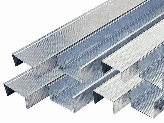 Оцинкованный стальной киль для строительства светового канала 50*35/70*35/73*36 мм Высота 25 мм