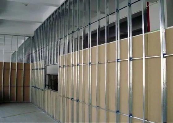 Профиль из оцинкованной стали типа L с холодным изгибом внутреннего края канала для перегородки
