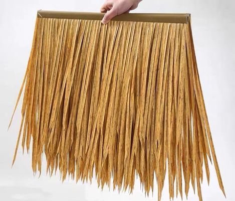 Традиционный стиль Синтетическая HDPE соломенная крыша для гостиничных кровельных украшений