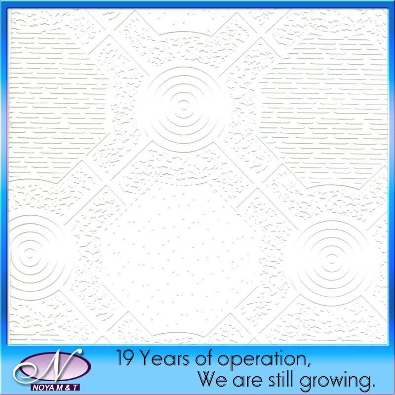 Улучшение стен и потолков отелей Акустические плитки из гипсового ПВХ 7-15 мм толщины