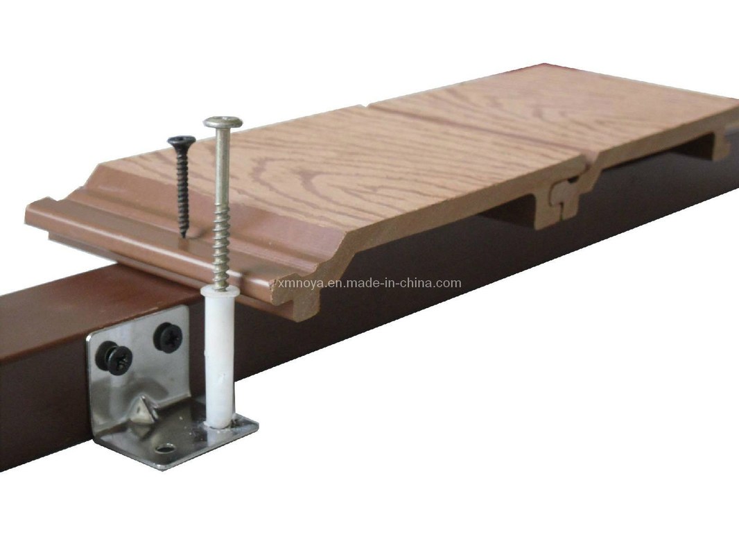 Сдвижная отделка водонепроницаемая и устойчивая к погодным условиям WPC внешняя стенка 156MM*21MM